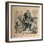 'Caesar looking for the Pearls for which Britain was celebrated', c1860, (c1860)-John Leech-Framed Giclee Print