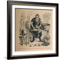 'Caesar looking for the Pearls for which Britain was celebrated', c1860, (c1860)-John Leech-Framed Giclee Print