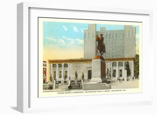 Caesar Rodney Monument, Wilmington-null-Framed Art Print