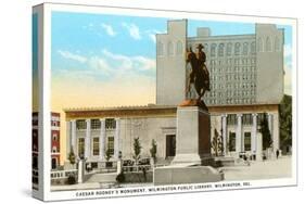 Caesar Rodney Statue, Wilmington, Delaware-null-Stretched Canvas