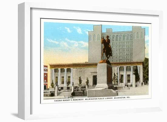 Caesar Rodney Statue, Wilmington, Delaware-null-Framed Art Print