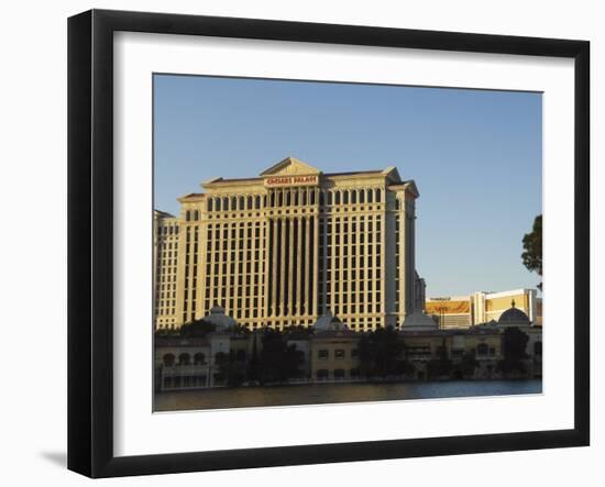 Caesar's Palace Hotel and Casino on the Strip and Flamingo, Las Vegas, Nevada, USA-Robert Harding-Framed Photographic Print