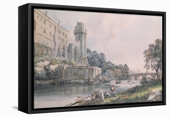 Caesar's Tower and Part of Warwick Castle-Paul Sandby-Framed Stretched Canvas