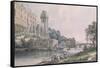 Caesar's Tower and Part of Warwick Castle-Paul Sandby-Framed Stretched Canvas