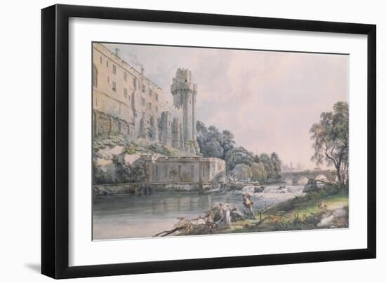 Caesar's Tower and Part of Warwick Castle-Paul Sandby-Framed Giclee Print