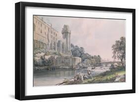 Caesar's Tower and Part of Warwick Castle-Paul Sandby-Framed Giclee Print