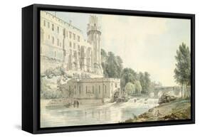 Caesar's Tower, Warwick Castle-Paul Sandby-Framed Stretched Canvas