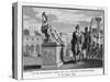 Caesar Weeps Before the Statue of Alexander-Augustyn Mirys-Stretched Canvas