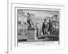 Caesar Weeps Before the Statue of Alexander-Augustyn Mirys-Framed Photographic Print