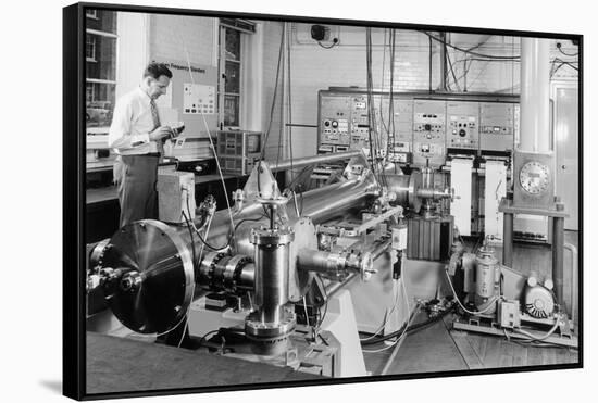 Caesium Atomic Clock-National Physical Laboratory-Framed Stretched Canvas
