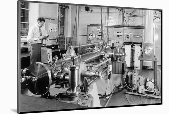 Caesium Atomic Clock-National Physical Laboratory-Mounted Photographic Print