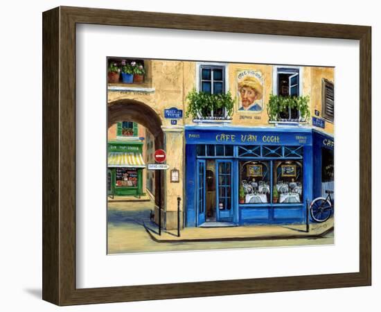 Caf?an Gogh II-Marilyn Dunlap-Framed Art Print