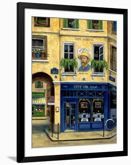 Caf?an Gogh-Marilyn Dunlap-Framed Art Print