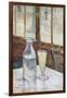 Caf‚ Table with Absinthe-Vincent van Gogh-Framed Giclee Print