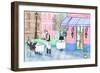 Cafe, 2017-Charlotte Orr-Framed Giclee Print