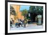 Cafe, Aix-En-Provence, 1999-Trevor Neal-Framed Giclee Print