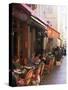Cafe, Aix-En-Provence, Bouches-Du-Rhone, Provence, France-John Miller-Stretched Canvas