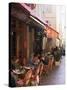 Cafe, Aix-En-Provence, Bouches-Du-Rhone, Provence, France-John Miller-Stretched Canvas