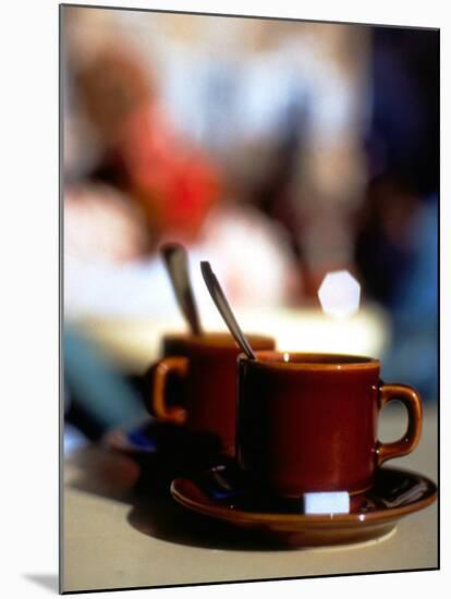 Cafe, Aix En Provence, France-Walter Bibikow-Mounted Photographic Print