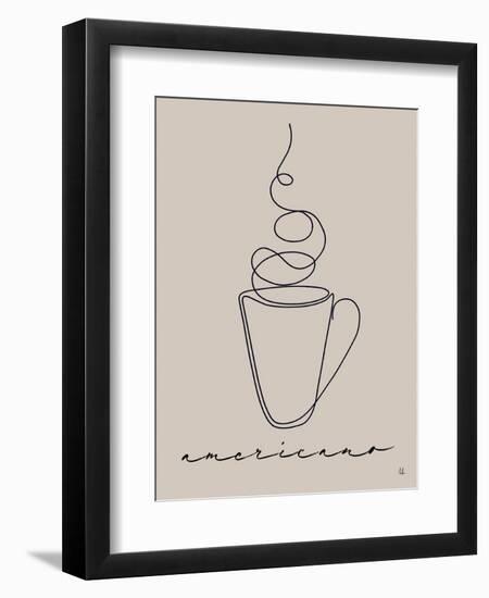 Cafe Americano-Sarah Adams-Framed Art Print