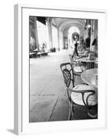 Cafe and Archway, Turin, Italy-Walter Bibikow-Framed Premium Photographic Print