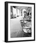 Cafe and Archway, Turin, Italy-Walter Bibikow-Framed Photographic Print