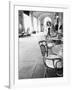 Cafe and Archway, Turin, Italy-Walter Bibikow-Framed Photographic Print