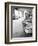 Cafe and Archway, Turin, Italy-Walter Bibikow-Framed Premium Photographic Print