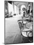 Cafe and Archway, Turin, Italy-Walter Bibikow-Mounted Premium Photographic Print