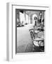 Cafe and Archway, Turin, Italy-Walter Bibikow-Framed Photographic Print