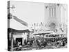 Cafe and Outdoor Vaudeville, Dreamland, Coney Island, N.Y.-null-Stretched Canvas