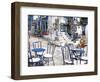 Cafe and Souvenir Shop, Sidi Bou Said, Tunisia, North Africa, Africa-Dallas & John Heaton-Framed Photographic Print