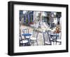 Cafe and Souvenir Shop, Sidi Bou Said, Tunisia, North Africa, Africa-Dallas & John Heaton-Framed Photographic Print