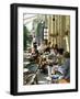 Cafe at Gedimino Pospektas, the Main Street of the Modern City, Vilnius, Lithuania-Yadid Levy-Framed Photographic Print