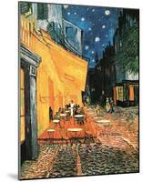 Cafe at Night-Vincent van Gogh-Mounted Mini Poster