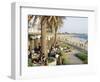 Cafe at the Beach, St. Kilda, Melbourne, Victoria, Australia-Richard Nebesky-Framed Photographic Print