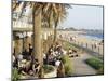 Cafe at the Beach, St. Kilda, Melbourne, Victoria, Australia-Richard Nebesky-Mounted Photographic Print