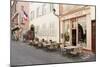 Cafe Au Croissant Dore, Rue Marchands, Colmar, Alsace, France, Europe-Markus Lange-Mounted Photographic Print