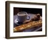 Cafe au Lait, Croissant and Tartine, Paris, France-Michele Molinari-Framed Photographic Print