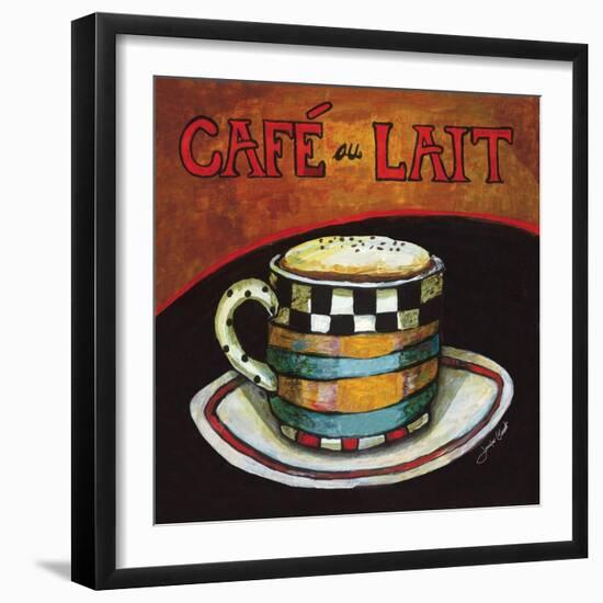 Cafe Au Lait-Jennifer Garant-Framed Giclee Print