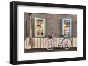 Cafe Bike Ride-Alan Blaustein-Framed Photographic Print