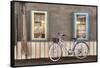 Cafe Bike Ride-Alan Blaustein-Framed Stretched Canvas