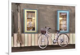 Cafe Bike Ride-Alan Blaustein-Framed Photographic Print