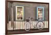 Cafe Bike Ride-Alan Blaustein-Framed Photographic Print