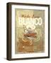 Cafe Blanco-Ken Hurd-Framed Art Print