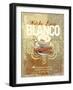 Cafe Blanco-Ken Hurd-Framed Art Print