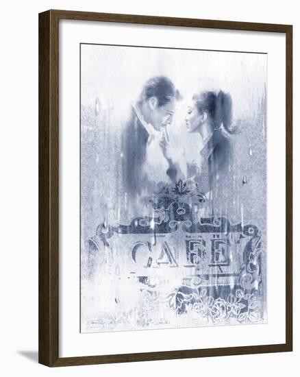 Cafe Bleu II-Sharon Pinsker-Framed Giclee Print