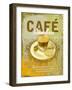 Cafe Bombon-Ken Hurd-Framed Art Print