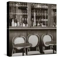 Cafe/Brasserie, Marais District, Paris, France-Jon Arnold-Stretched Canvas