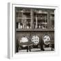 Cafe/Brasserie, Marais District, Paris, France-Jon Arnold-Framed Photographic Print